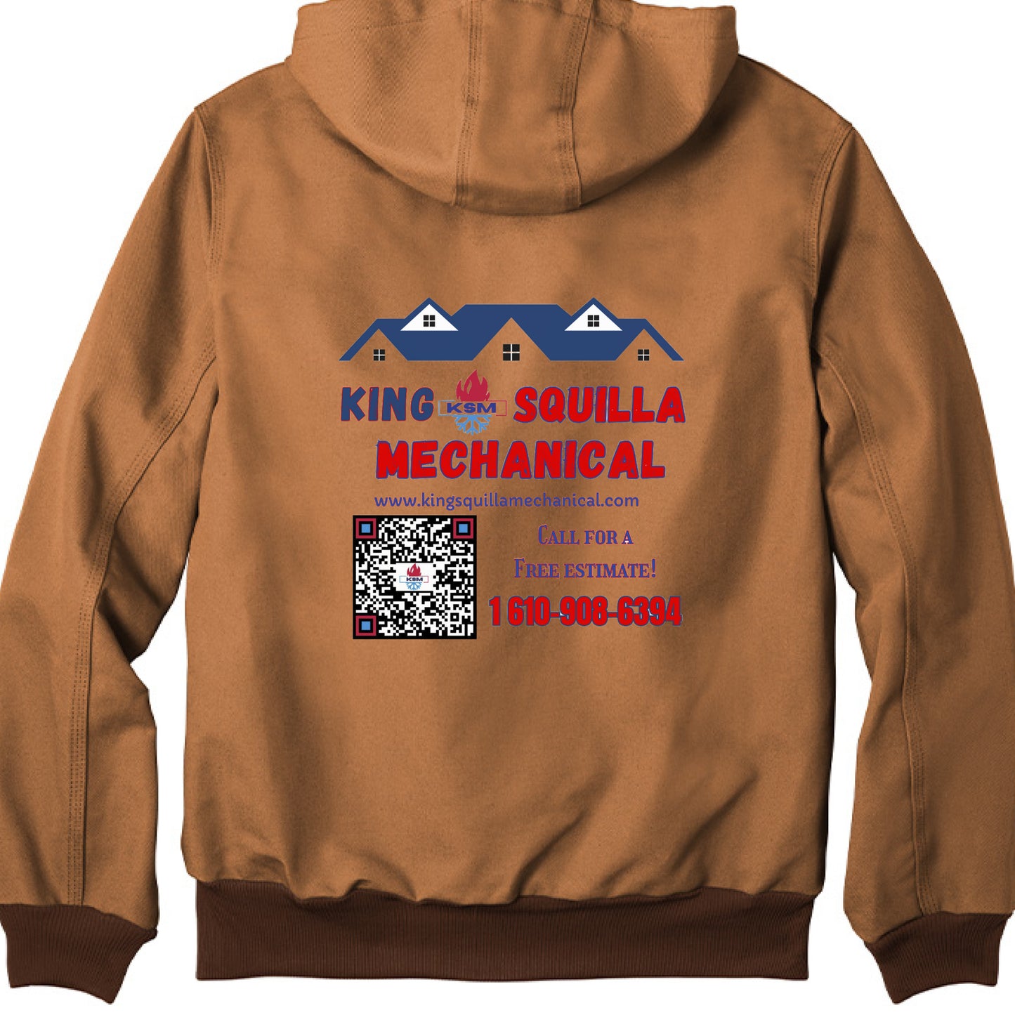 Carhartt Brown - BACK