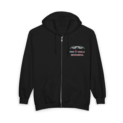 KSM Zip Hoodie — King Squilla Mechanical Logo