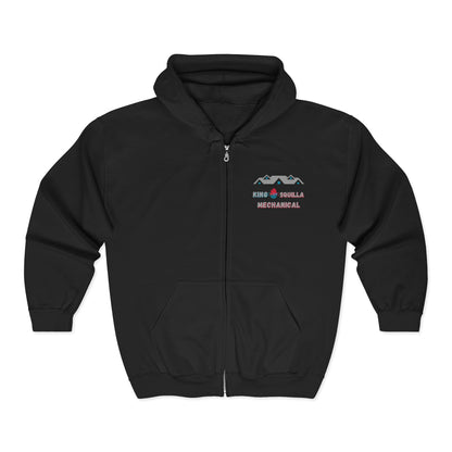 KSM Zip Hoodie — King Squilla Mechanical Logo