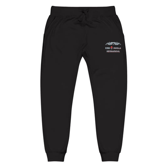 KSM Black Sweatpants – Cozy Fleece Joggers