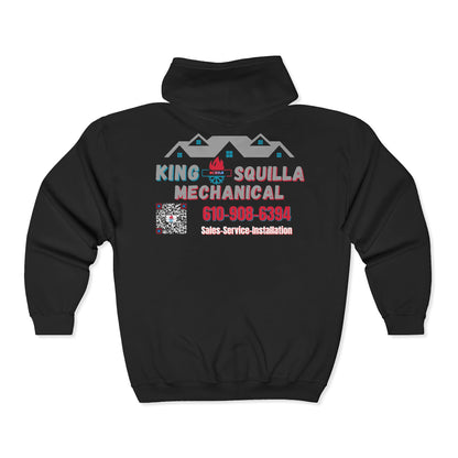KSM Zip Hoodie — King Squilla Mechanical Logo