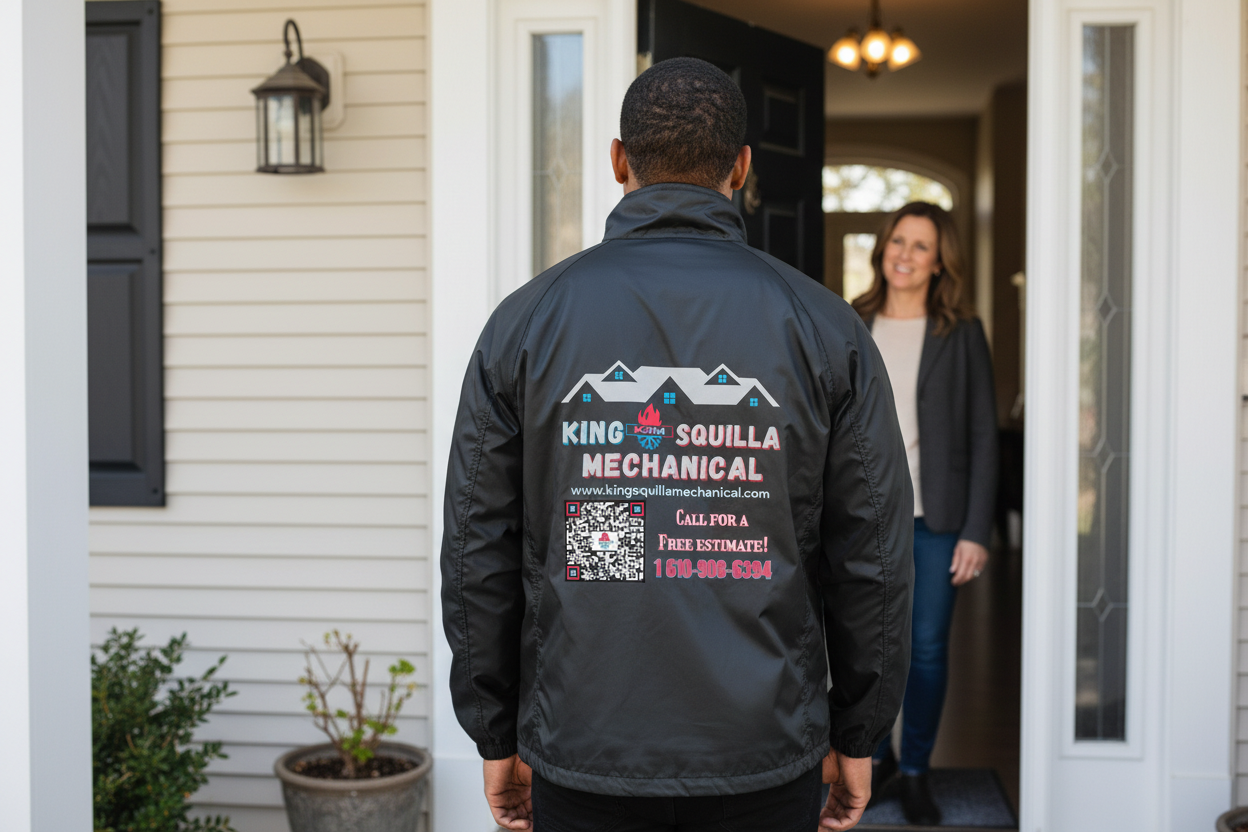 HVAC Front Door Consultation - Back View