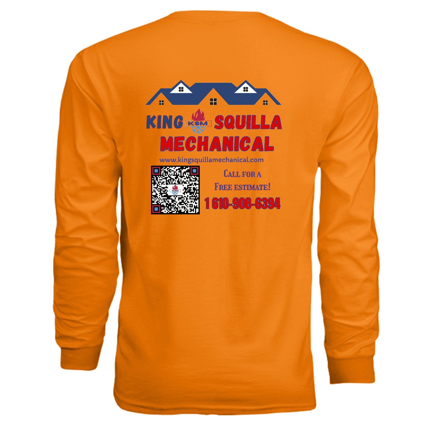 SAFETY ORANGE - BACK