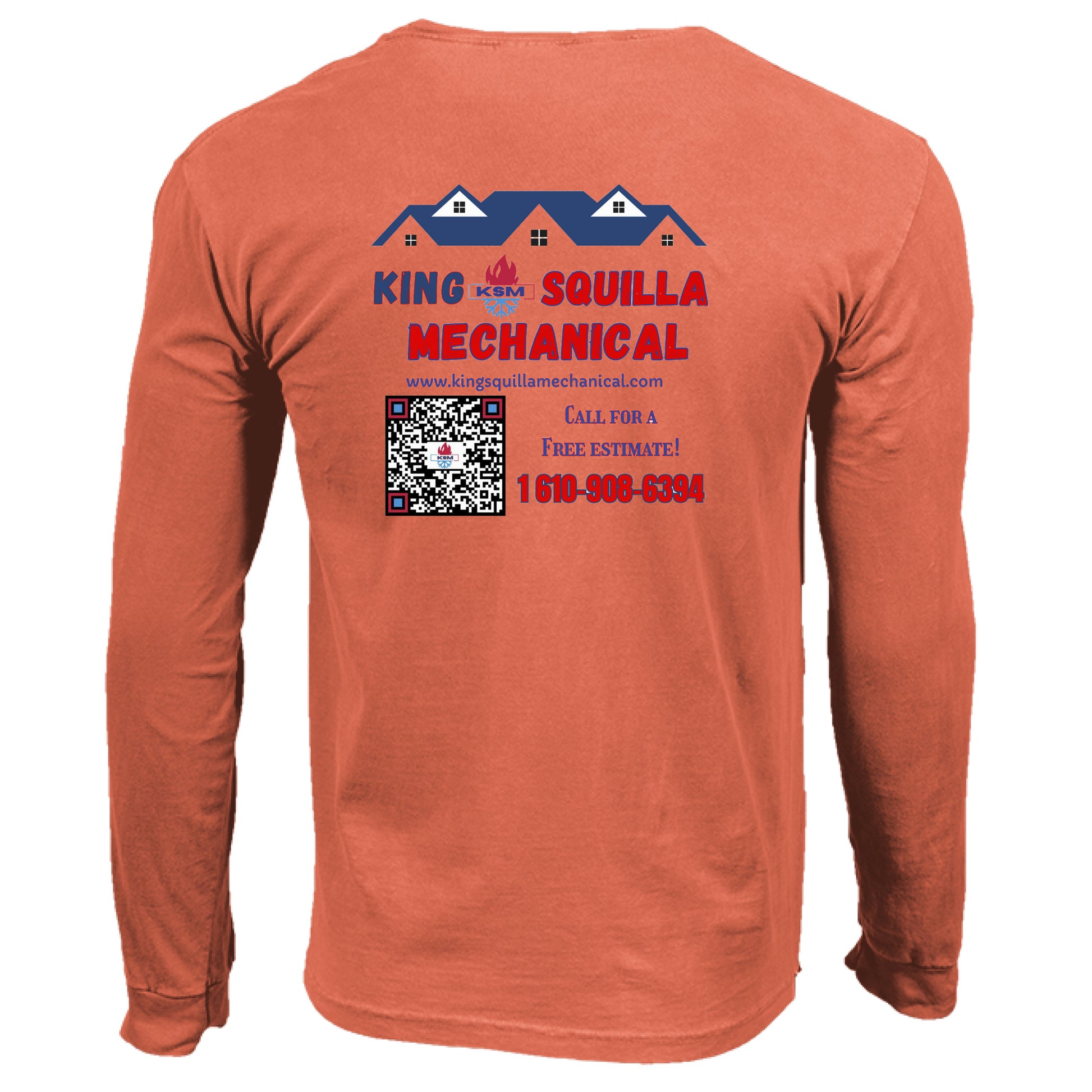 NEON RED ORANGE - BACK